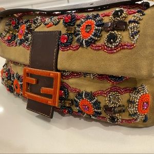Authentic jeweled VINTAGE FENDI BAGUETTE!!